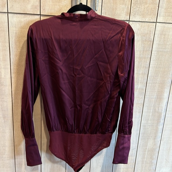 Jonathan Simkhai Silk Blend Tie Neck Bodysuit XS - Picture 3 of 4